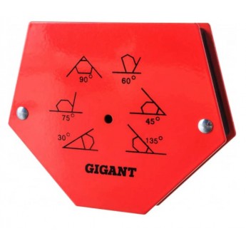 Угольник магнитный шестиугольник 75LBS GIGANT G-0515